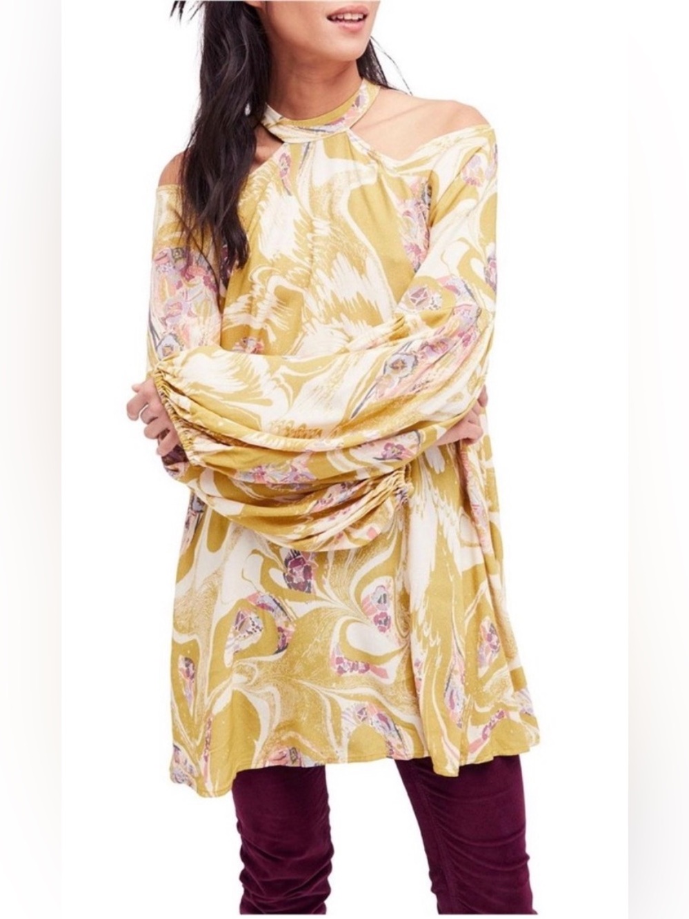 Free People Drift Away Boho Tunic Dress in size XS - Picture 5 of 16